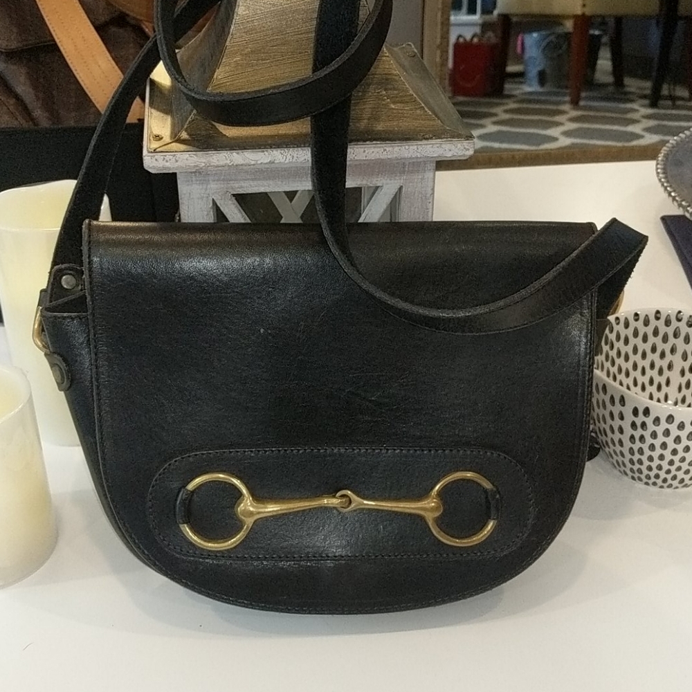 Vintage Argentina leather handbag TM exc. Cond.
